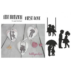 Stickserie - ITH Herzen "First Love"